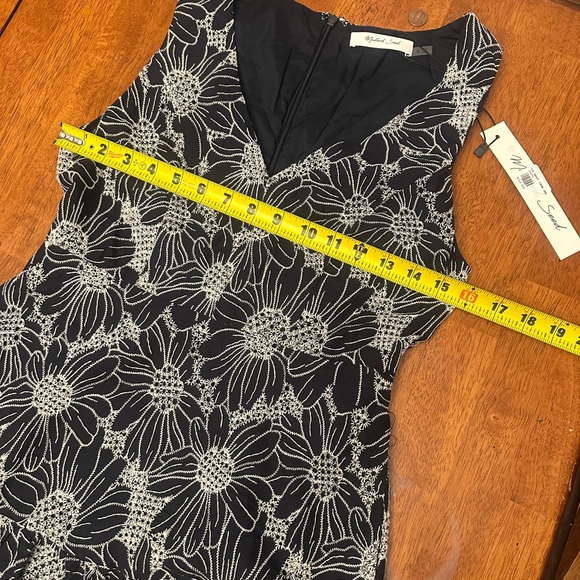 Mustard Seed Black and White Floral Mini Dress - Picture 9 of 10